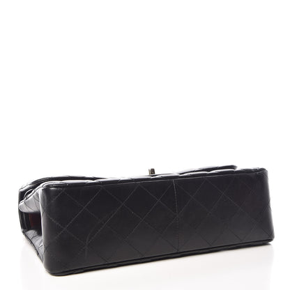Chanel Lambskin Quilted Jumbo Double Flap Black 4 of 11