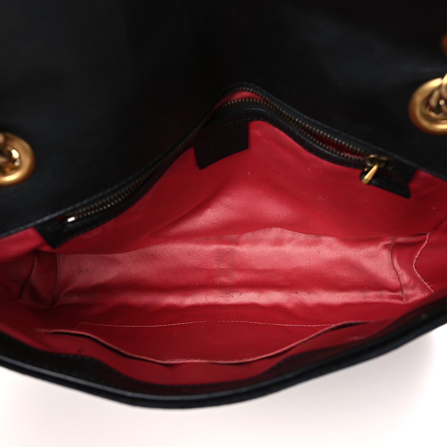 Gucci Velvet Matelasse Medium GG Marmont Shoulder Bag Black 5 of 9