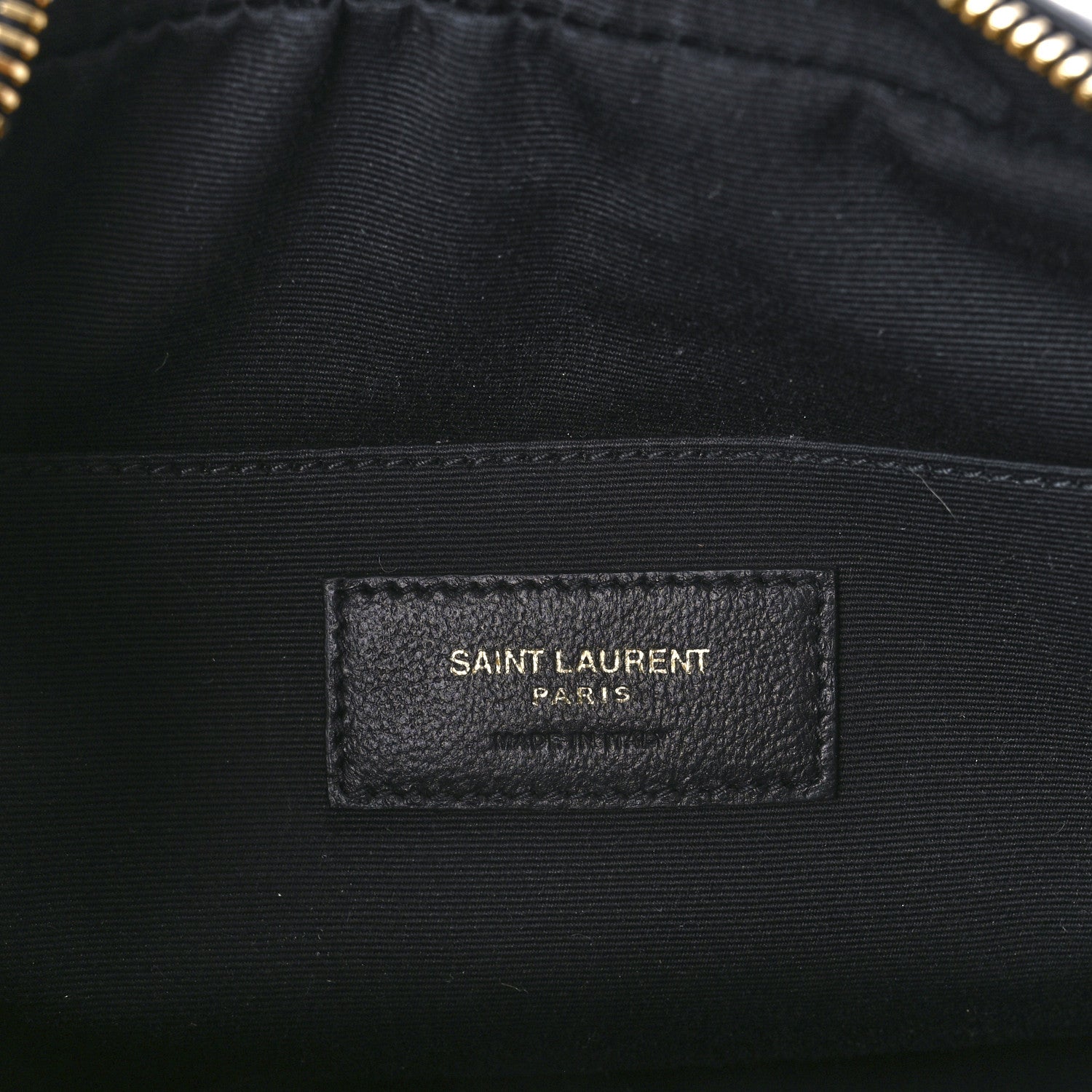 Saint Laurent Calfskin Matelasse Monogram Lou Camera Bag Black 6 of 11