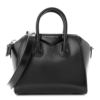 Givenchy Shiny Lord Calfskin Mini Antigona Black 1 of 10