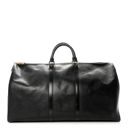 Louis Vuitton Epi Keepall 55 Black 1 of 8