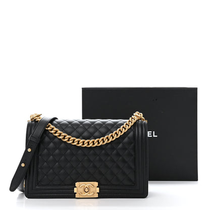 Chanel Caviar Quilted New Medium Boy Flap Black 13 of 13