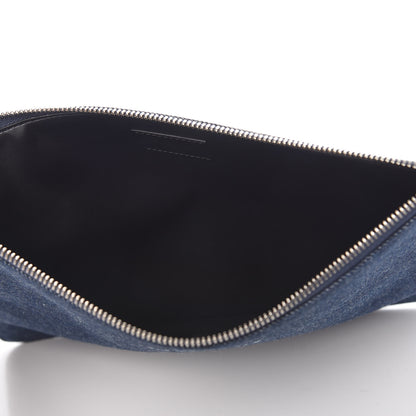 Givenchy Denim Medium Logo Pouch Blue 5 of 9