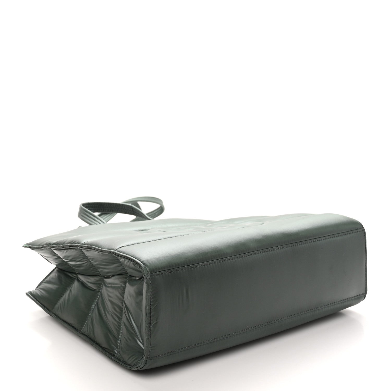 Telfar Nylon Medium Puff Shopping Bag Green 4 of 10