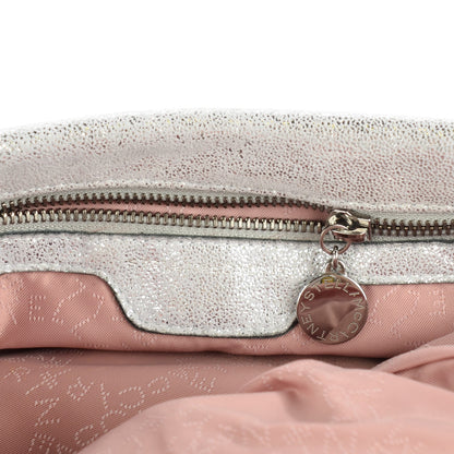 Stella McCartney Shaggy Deer Falabella Fold Over Tote Silver 6 of 9