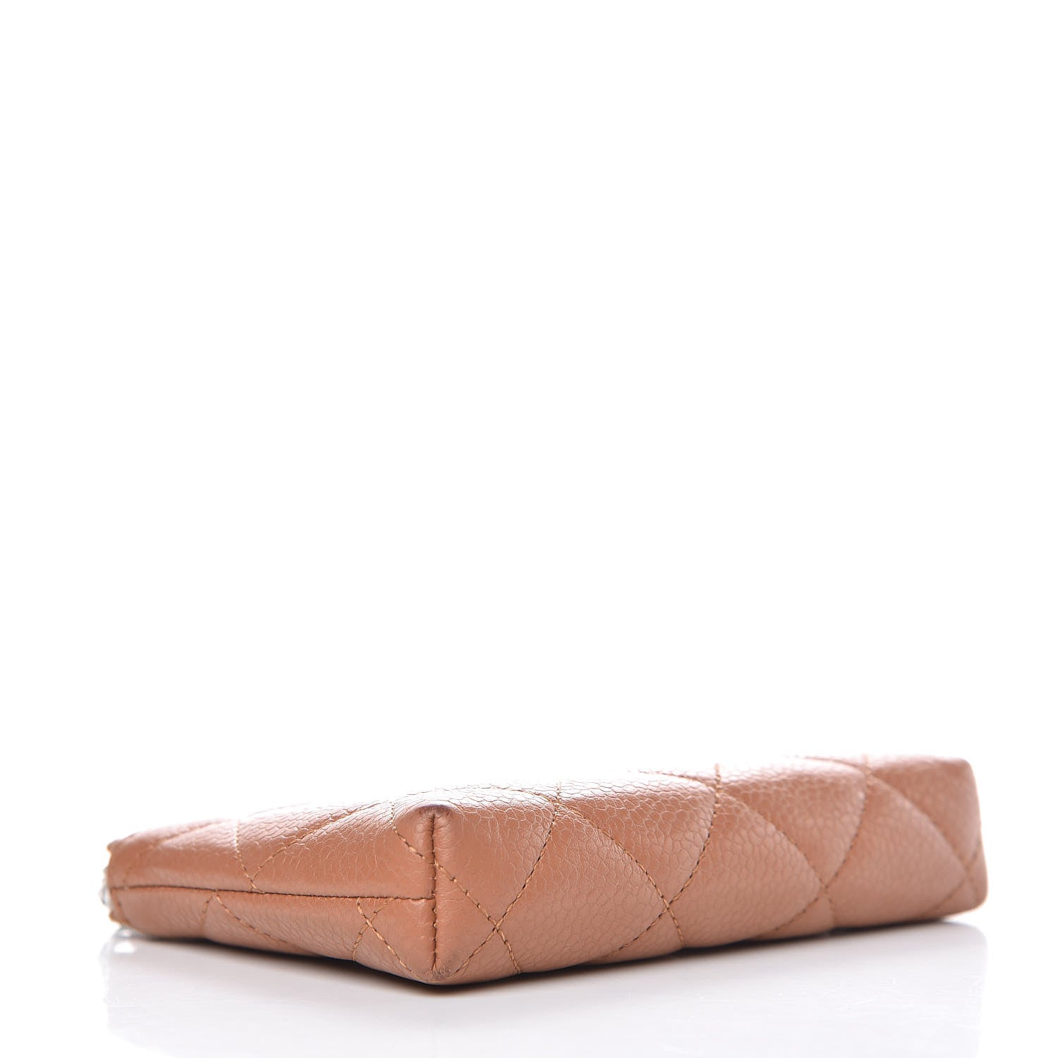 Chanel Caviar Quilted Key Holder Case Light Brown 4 of 9