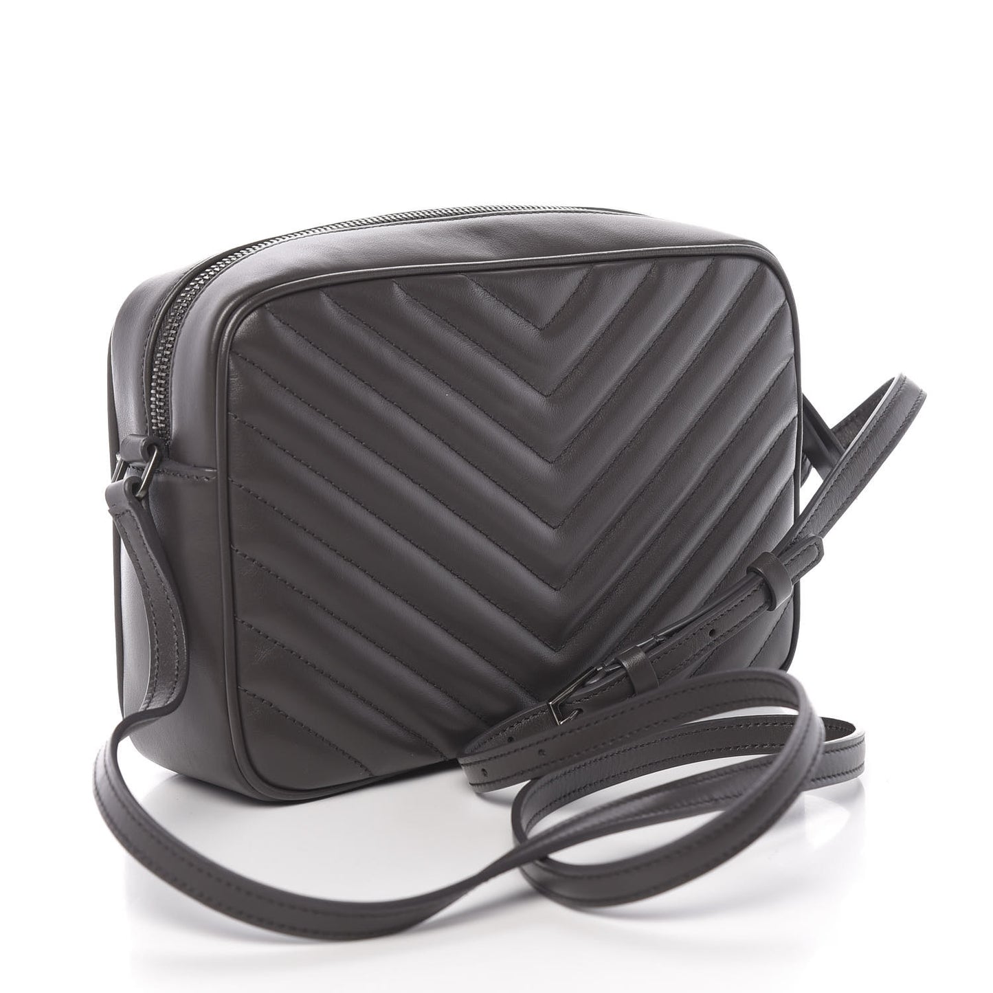 Calfskin Matelasse Monogram Lou Camera Bag Pebble