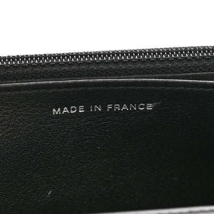 Chanel Caviar Timeless CC Wallet on Chain WOC Black 8 of 13