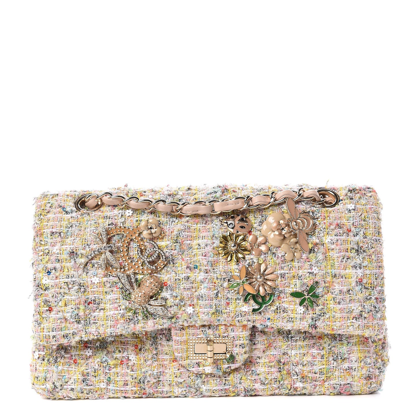 Tweed Garden Party 2.55 Reissue 225 Flap Multicolor