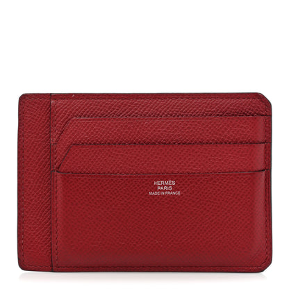 Hermes Epsom City 8CC Card Holder Rouge Grenat 2 of 12