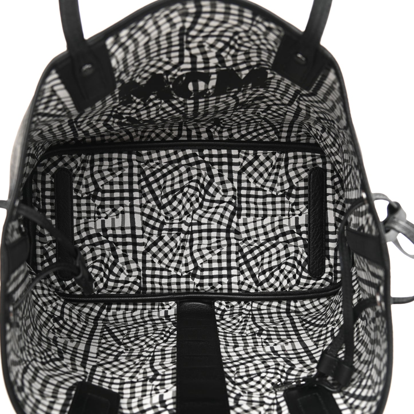 Visetos Medium Reversible Shopper Tote Black