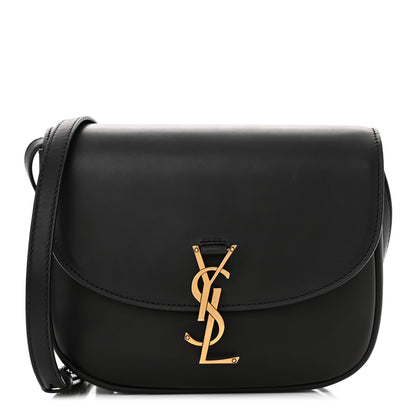 Saint Laurent Smooth Calfskin Monogram Medium Kaia Satchel Black 1 of 10