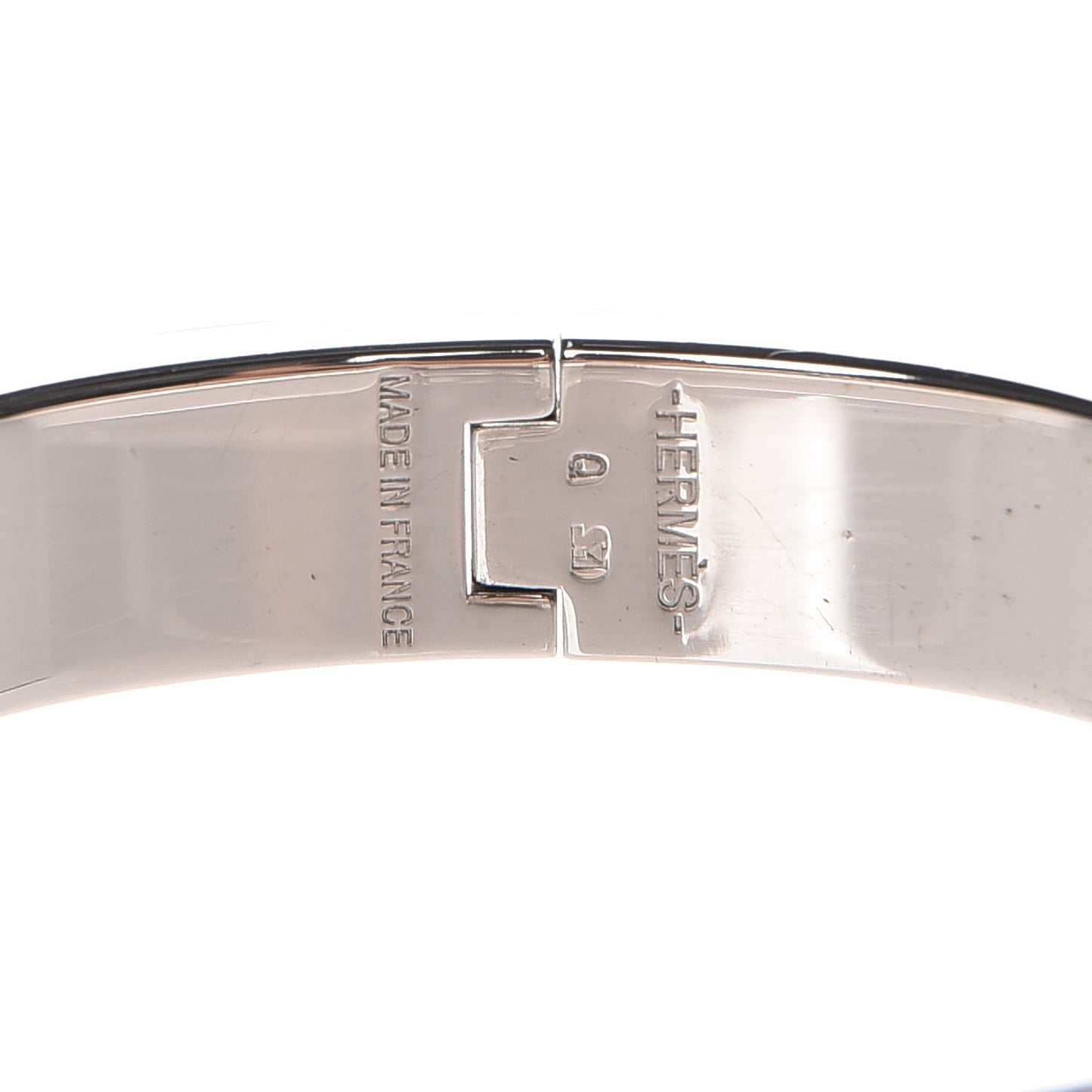 Enamel Narrow Clic Clac H Bracelet PM Orange