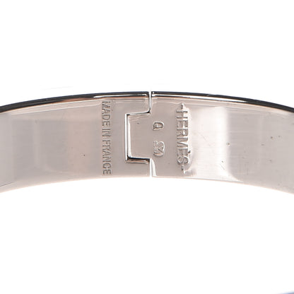Hermes Enamel Narrow Clic Clac H Bracelet PM Orange 4 of 6