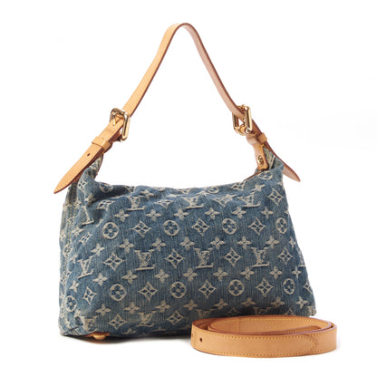 Louis Vuitton Monogram Denim Baggy PM Blue 2 of 7