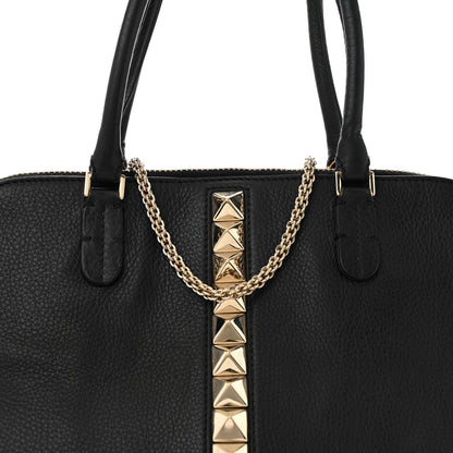 Valentino Garavani Grained Calfskin Va Va Voom Shoulder Bag Black 8 of 15