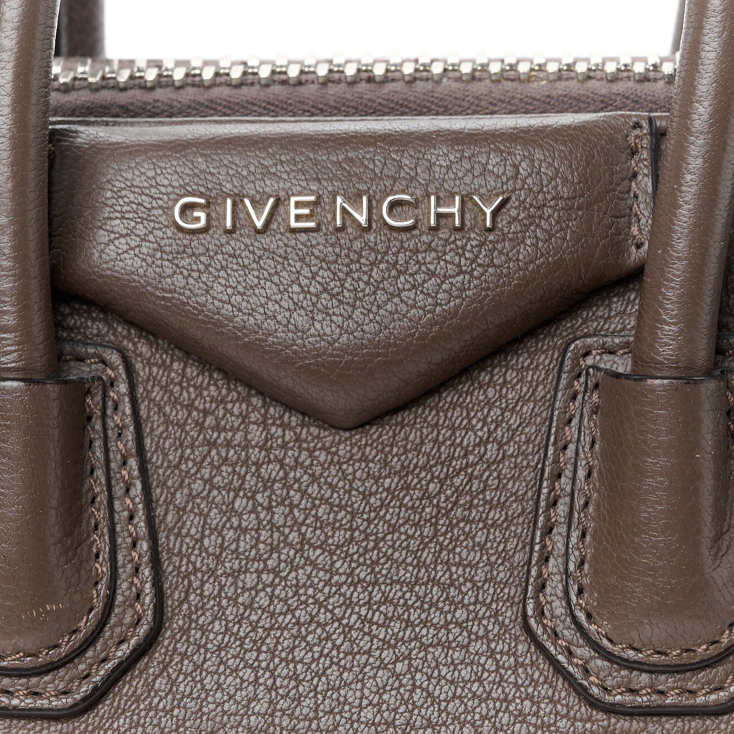 Givenchy Sugar Goatskin Mini Antigona Storm Grey 8 of 10
