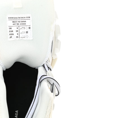 Balenciaga Mesh Nylon Womens Track Hike Sneakers 39 White 8 of 9