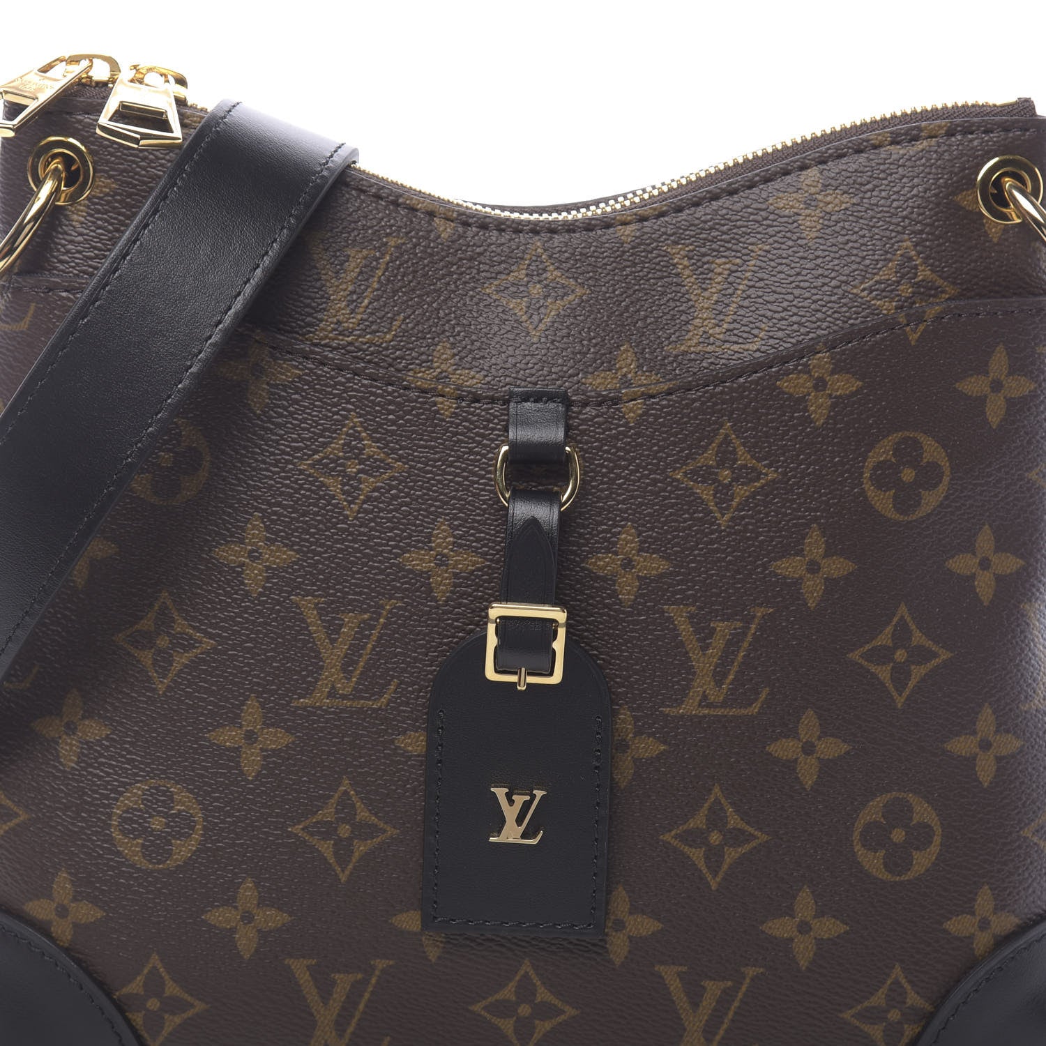 Louis Vuitton Monogram Odeon PM Black 7 of 10