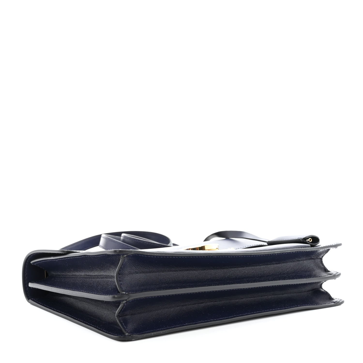 Salvatore Ferragamo Calfskin Aileen Navy 4 of 10