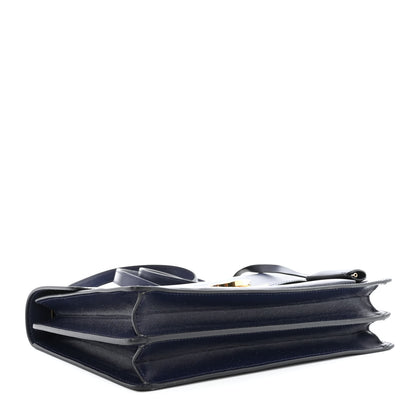 Salvatore Ferragamo Calfskin Aileen Navy 4 of 10