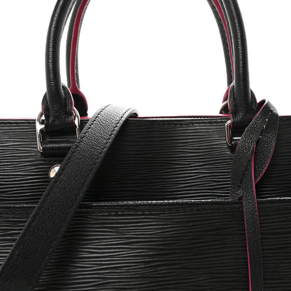 Louis Vuitton Epi Vaneau GM Black Hot Pink 7 of 9