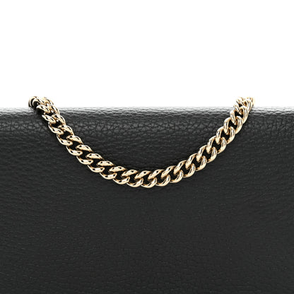 Gucci Dollar Calfskin Medium Betty Chain Wallet Black 8 of 11