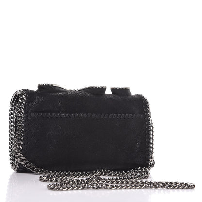 Stella McCartney Shaggy Deer Falabella Zipper Crossbody Bag Black 3 of 10