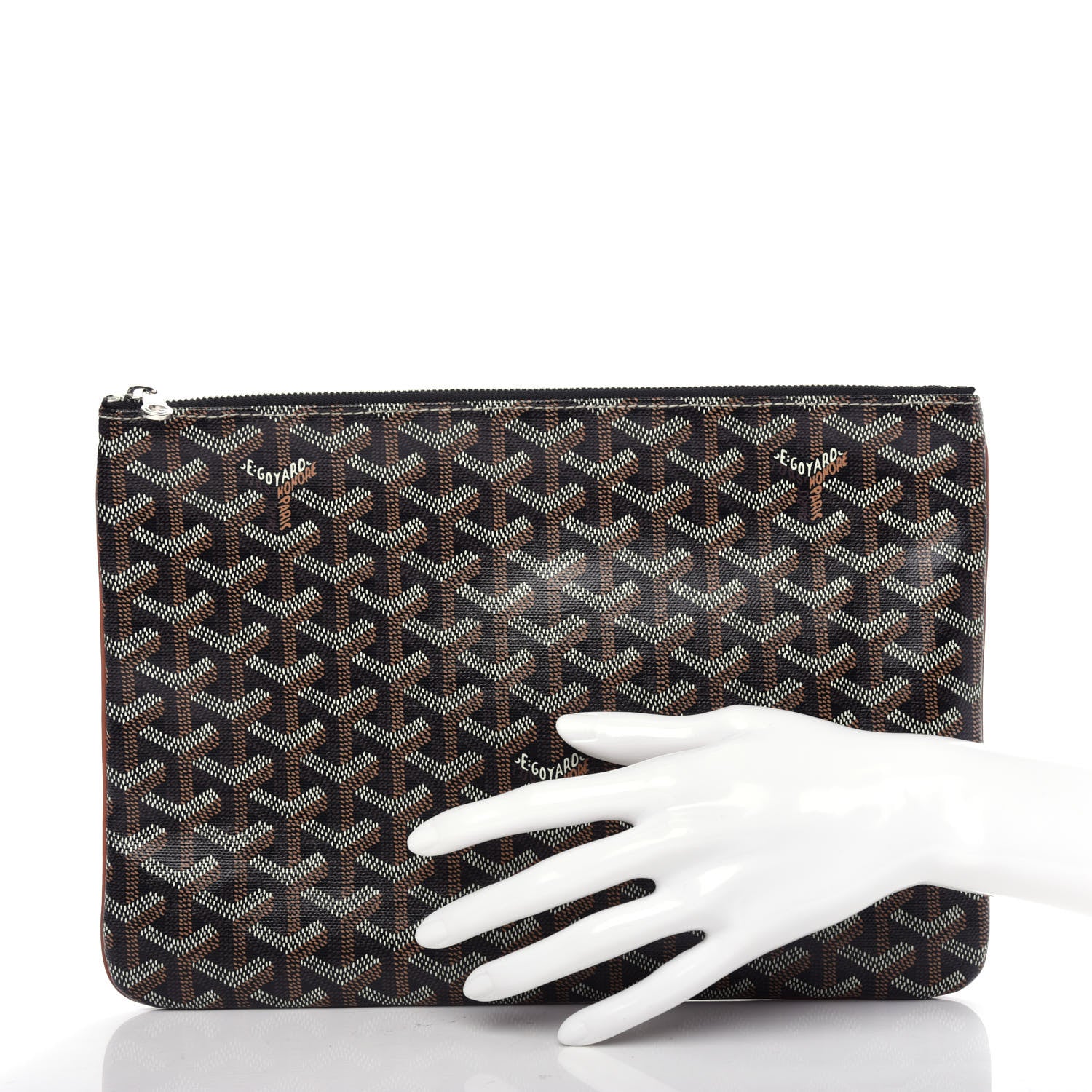 Goyard Goyardine Senat Pochette MM Black 2 of 6