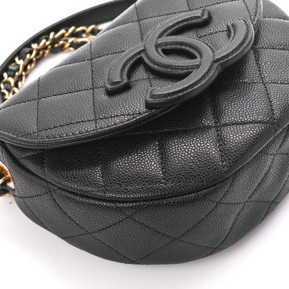 Chanel Caviar Quilted Mini Messenger Flap Black 9 of 10