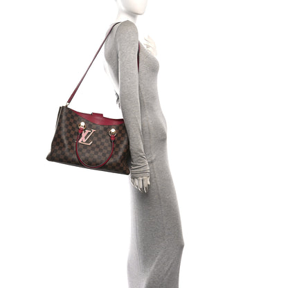 Louis Vuitton Damier Ebene LV Riverside Lie De Vin 2 of 10