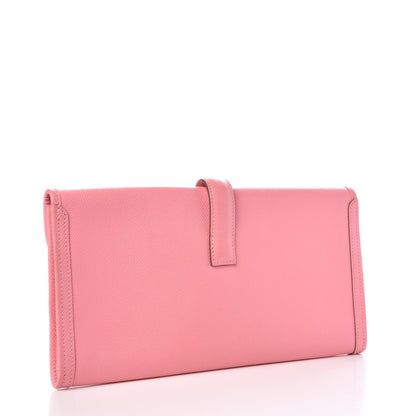 Hermes Epsom Jige Elan 29 Clutch Rose Confetti 3 of 10