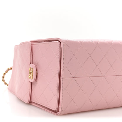 Chanel Caviar Quilted Medium Chanel 25 Handbag Light Pink 10 of 11