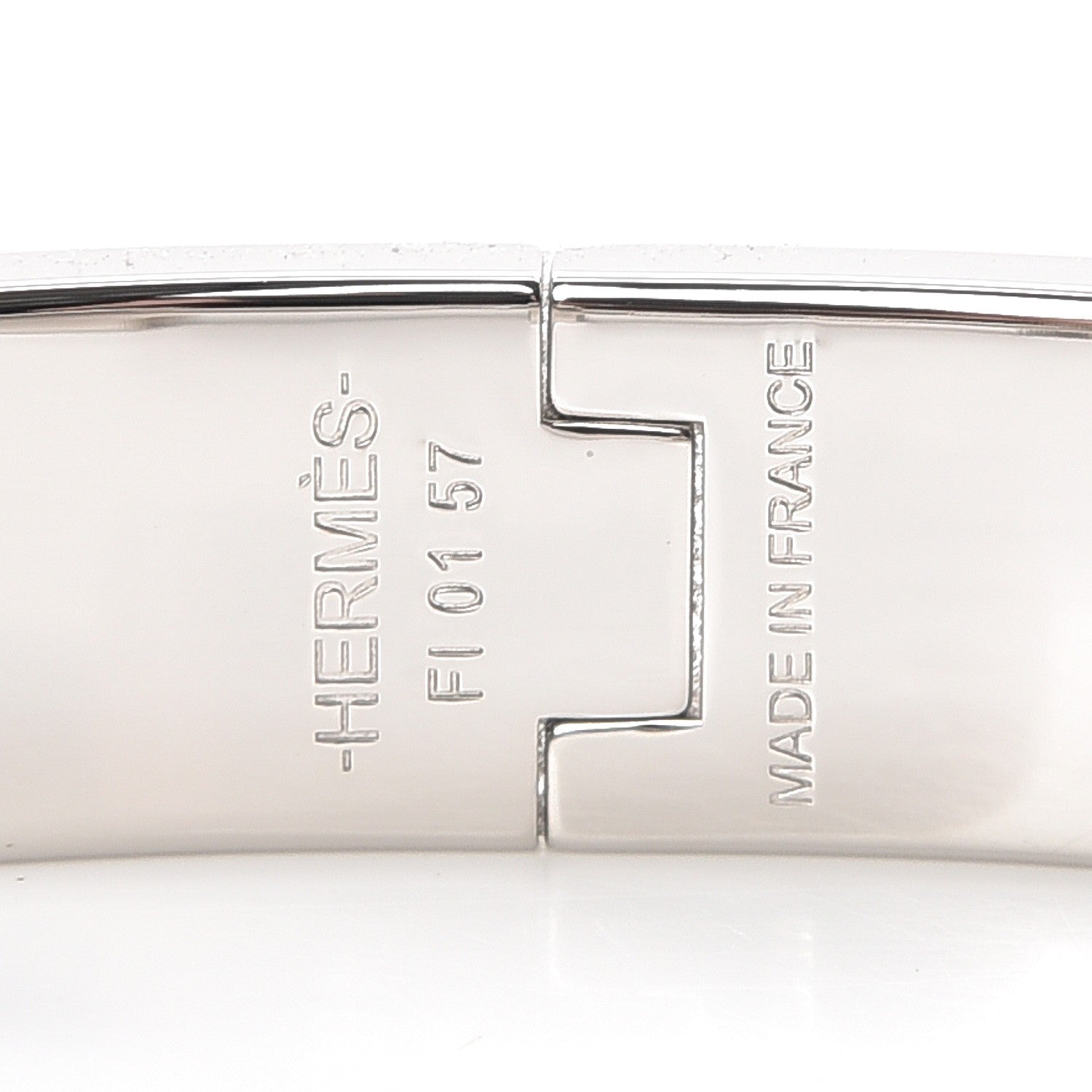 Hermes Matte Enamel Narrow Clic Clac HH Bracelet GM Black 3 of 10