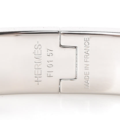 Hermes Matte Enamel Narrow Clic Clac HH Bracelet GM Black 3 of 10