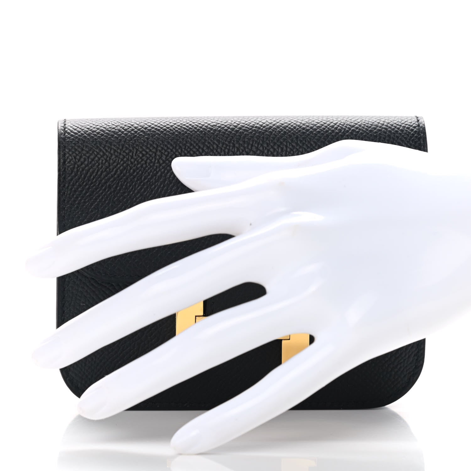 Hermes Epsom Constance Slim Wallet Black 2 of 11