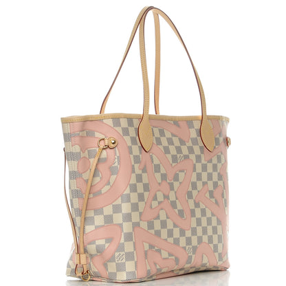 Louis Vuitton Damier Azur Tahitienne Neverfull MM 3 of 8