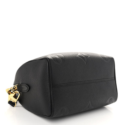 Louis Vuitton Empreinte Monogram Giant Speedy Bandouliere 25 Black 4 of 10