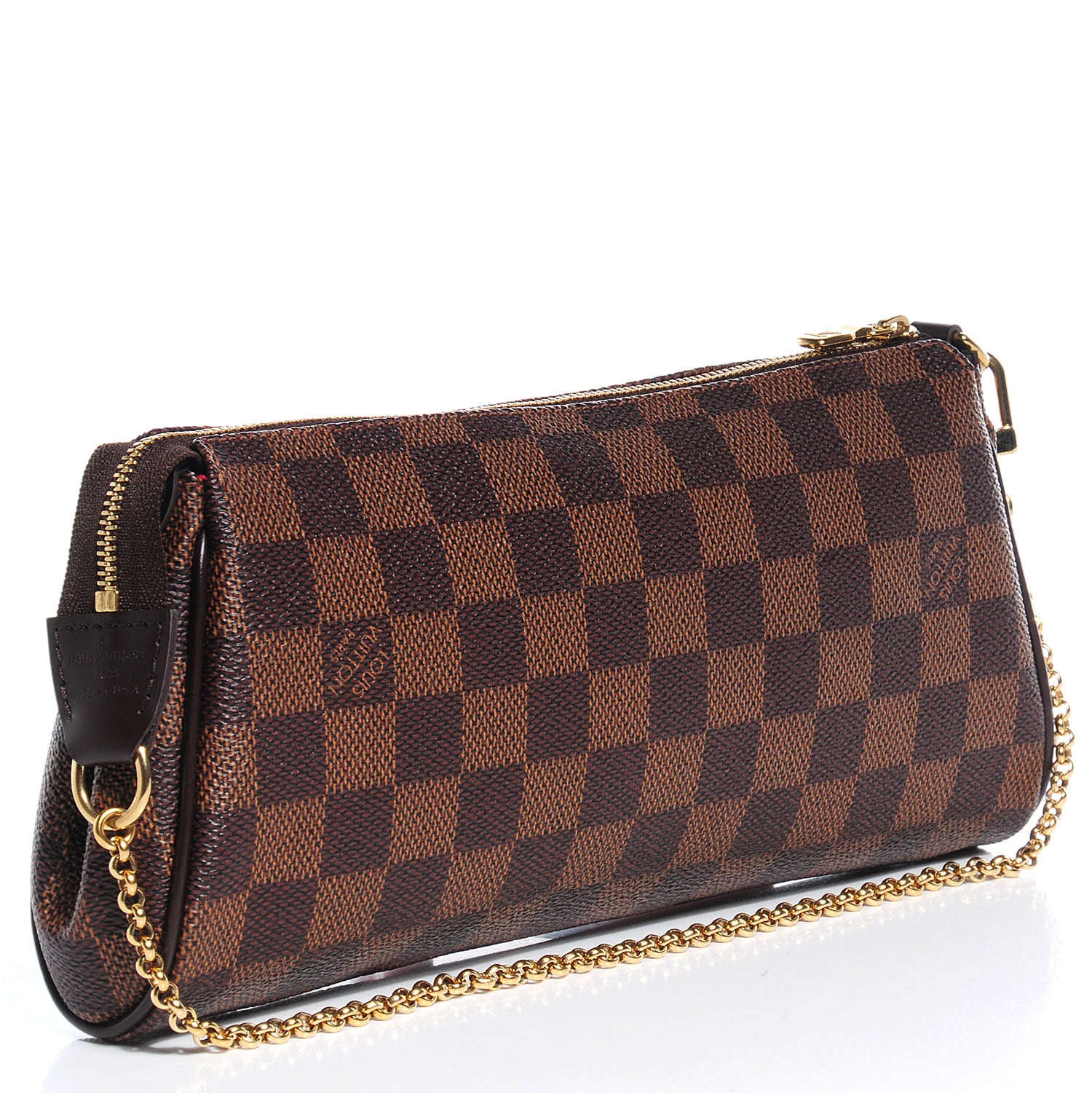 Louis Vuitton Damier Ebene Eva Clutch 3 of 7