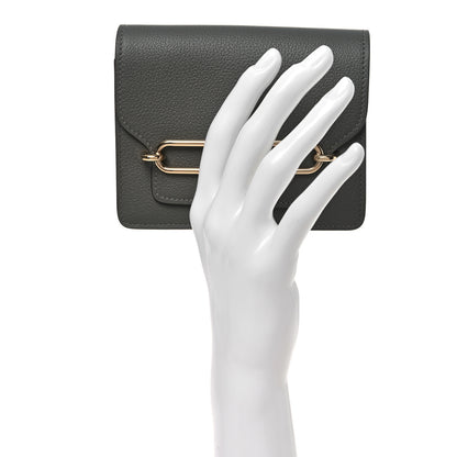 Hermes Evercolor Roulis Slim Wallet Gris Meyer 2 of 9