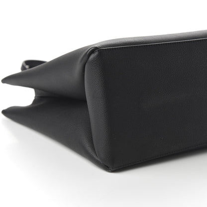 Louis Vuitton Grained Calfskin Lockme Shopper Black 6 of 10