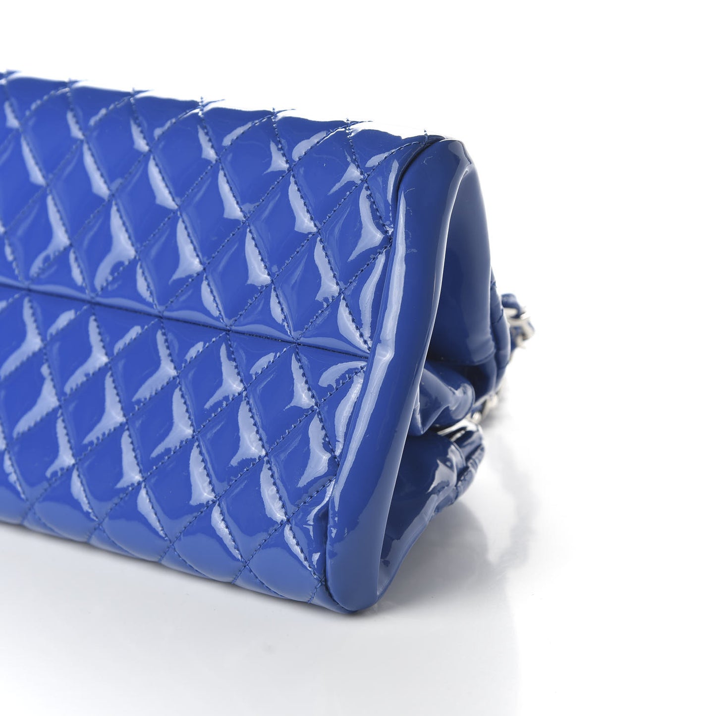 Patent Quilted Medium Just Mademoiselle Blue