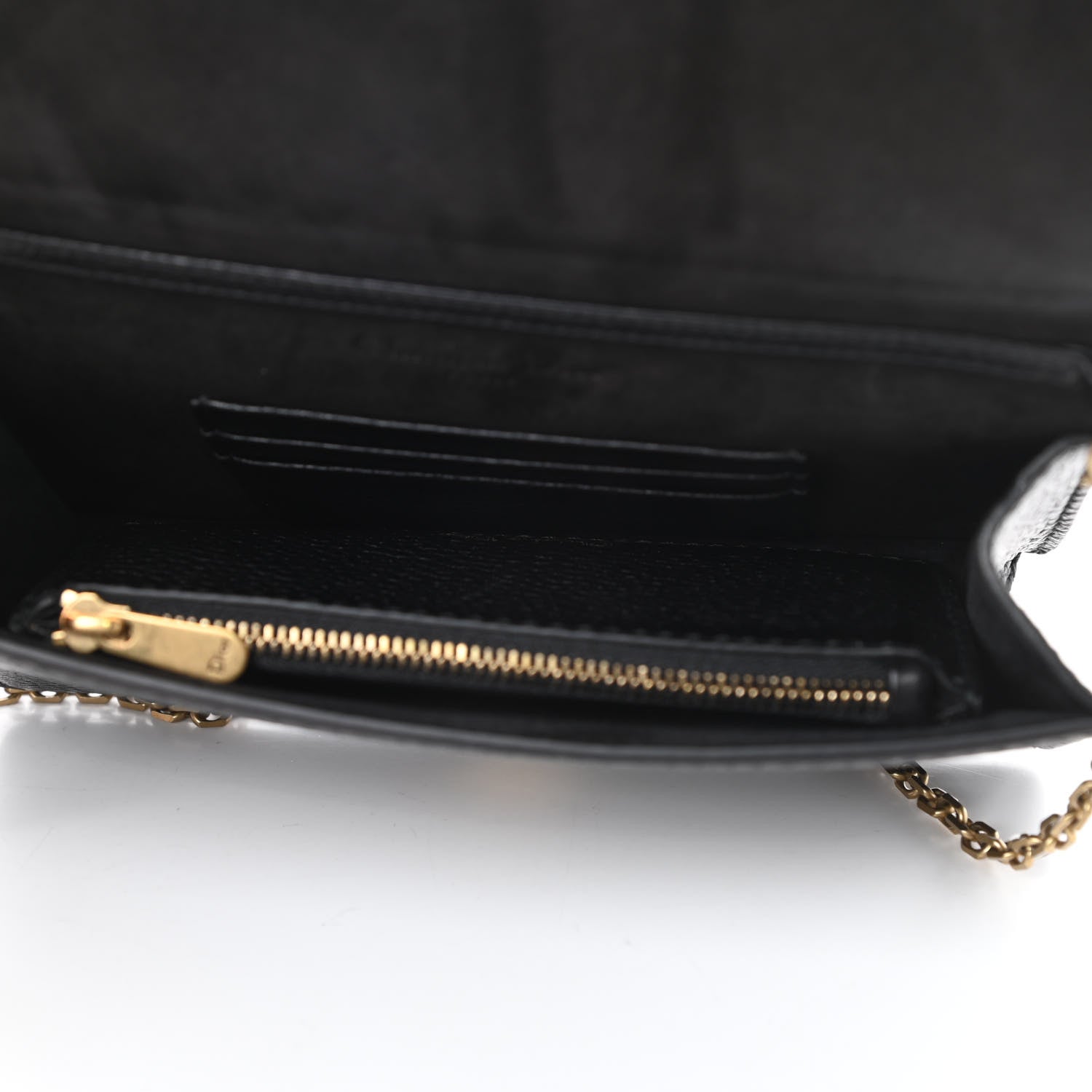 Christian Dior Grained Calfskin J'adior Clutch Black 6 of 13