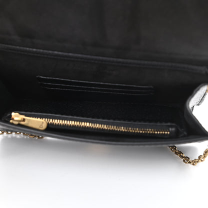 Christian Dior Grained Calfskin J'adior Clutch Black 6 of 13