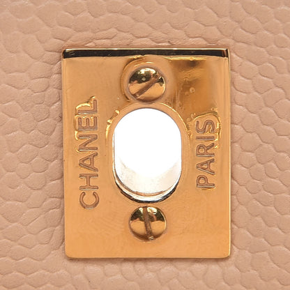 Chanel Caviar Quilted Jumbo Double Flap Beige Clair 13 of 13