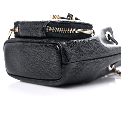 Chanel Caviar Quilted Mini CC Pocket Bucket Bag Black 8 of 9