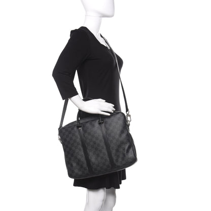 Louis Vuitton Damier Graphite Porte Documents Voyage PM 2 of 16