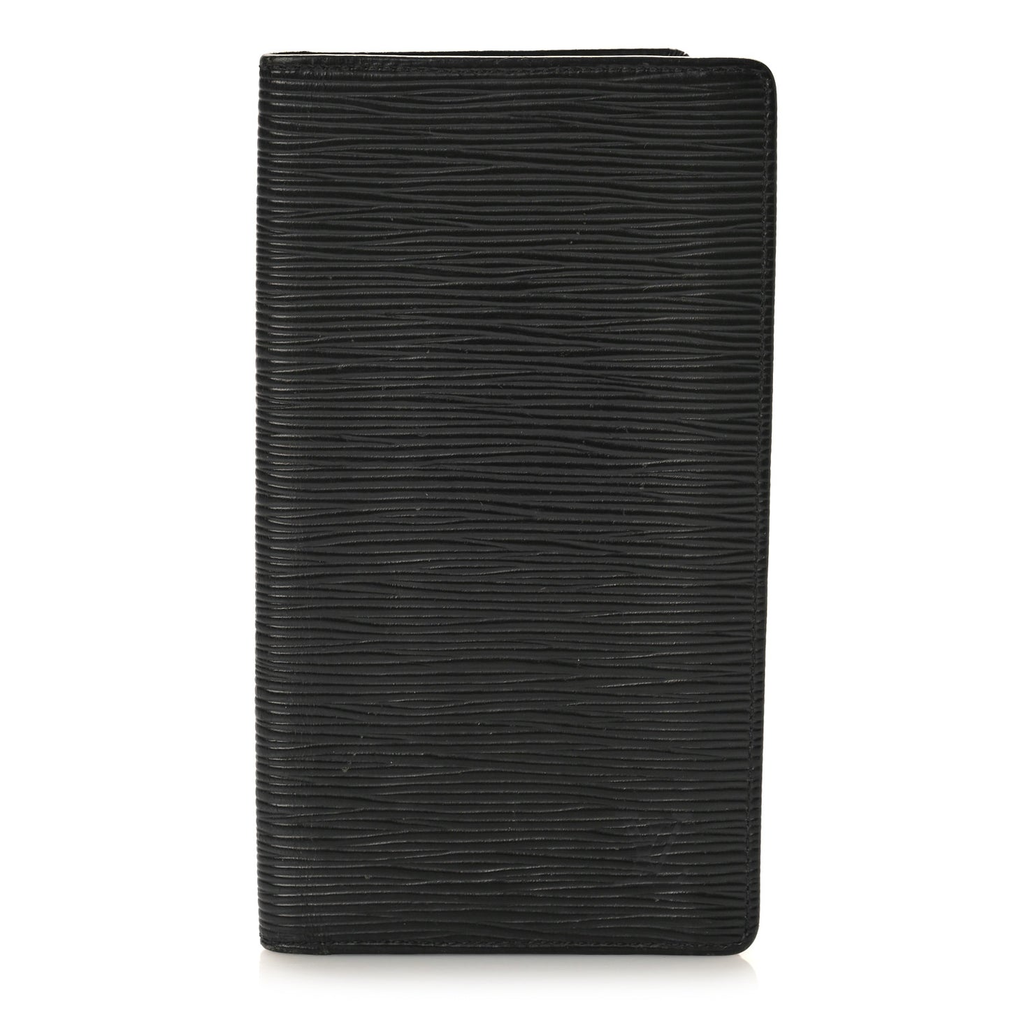 Epi Porte Valeurs Checkbook Wallet Black