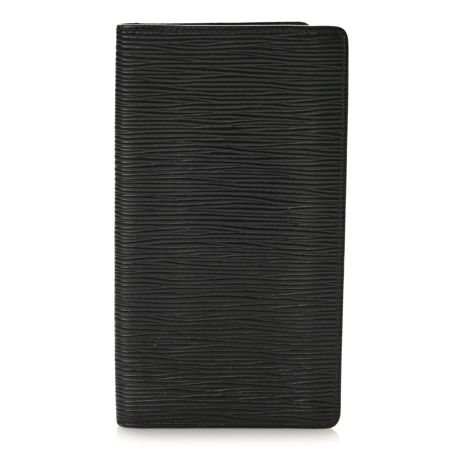 Louis Vuitton Epi Porte Valeurs Checkbook Wallet Black 1 of 8