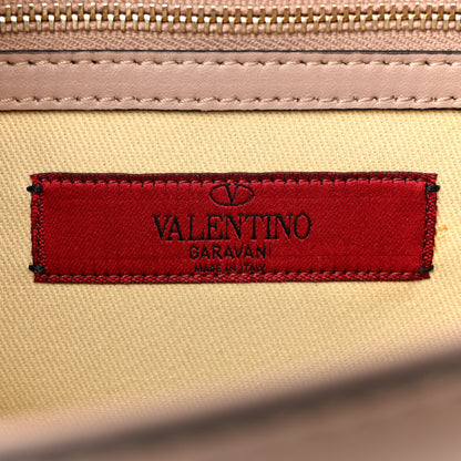 Valentino Garavani Vitello Small Glam Lock Rockstud Flap Poudre 6 of 12